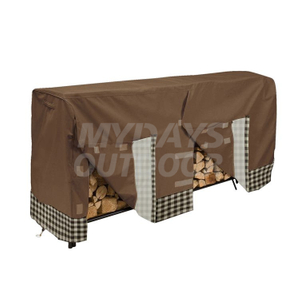 Outdoor BBQ Firewood Log Cover Log Rack Cover MDSGC-5