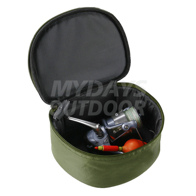 Bolsa de aparejos de pesca pequeña portátil, bolsa de aparejos de pesca con mosca, bolsa de engranaje de carrete, MDSFT-2 