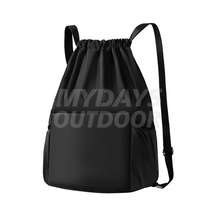 Gym ryggsäck Stringväska med skofack Vattentät nylon Stor utrustning Förvaringssäck MDSSB-3