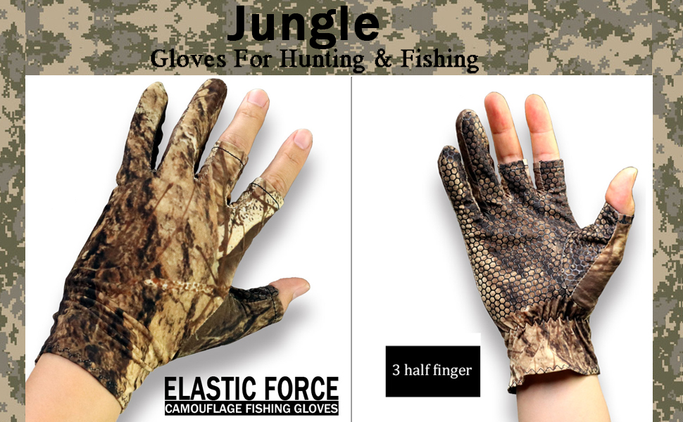 狩猟および釣り用手袋 HA-18 (8)