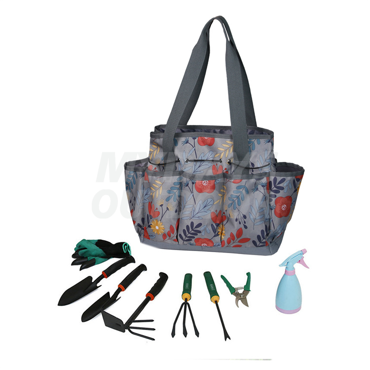 Gartenwerkzeug-Tragetasche, Garten-Organizer mit tiefen Taschen für Gärtner-Werkzeuge in normaler Größe MDSGG-8