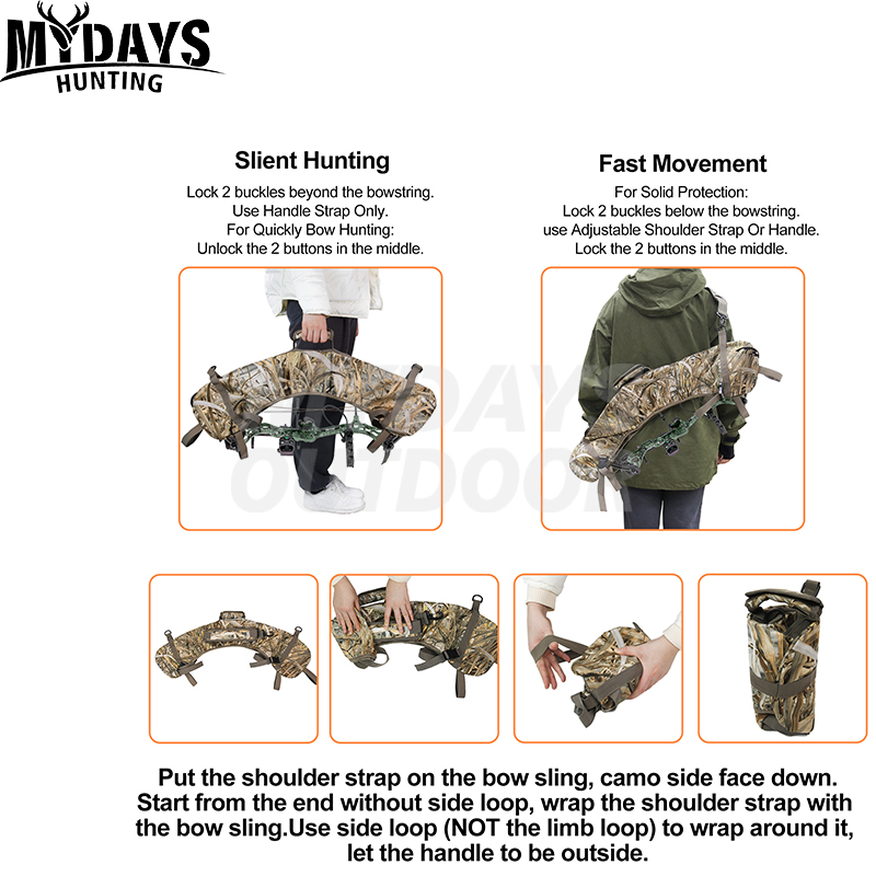 Compound Bow Sling, with Air Shoulder Strap MDSHO8 Mydays Outdoor