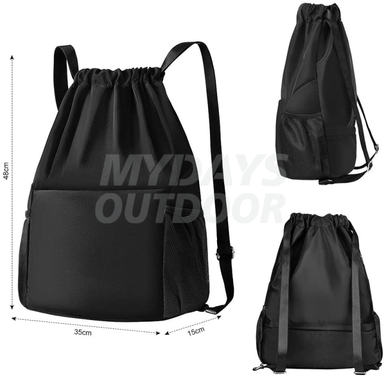 Gym Backpack String Bag with Shoe Compartment MDSSB3 Mydays Outdoor