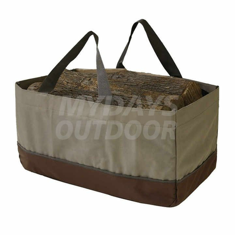  Waxed Canvas Log Carrier Tote Bag MDSGC-30