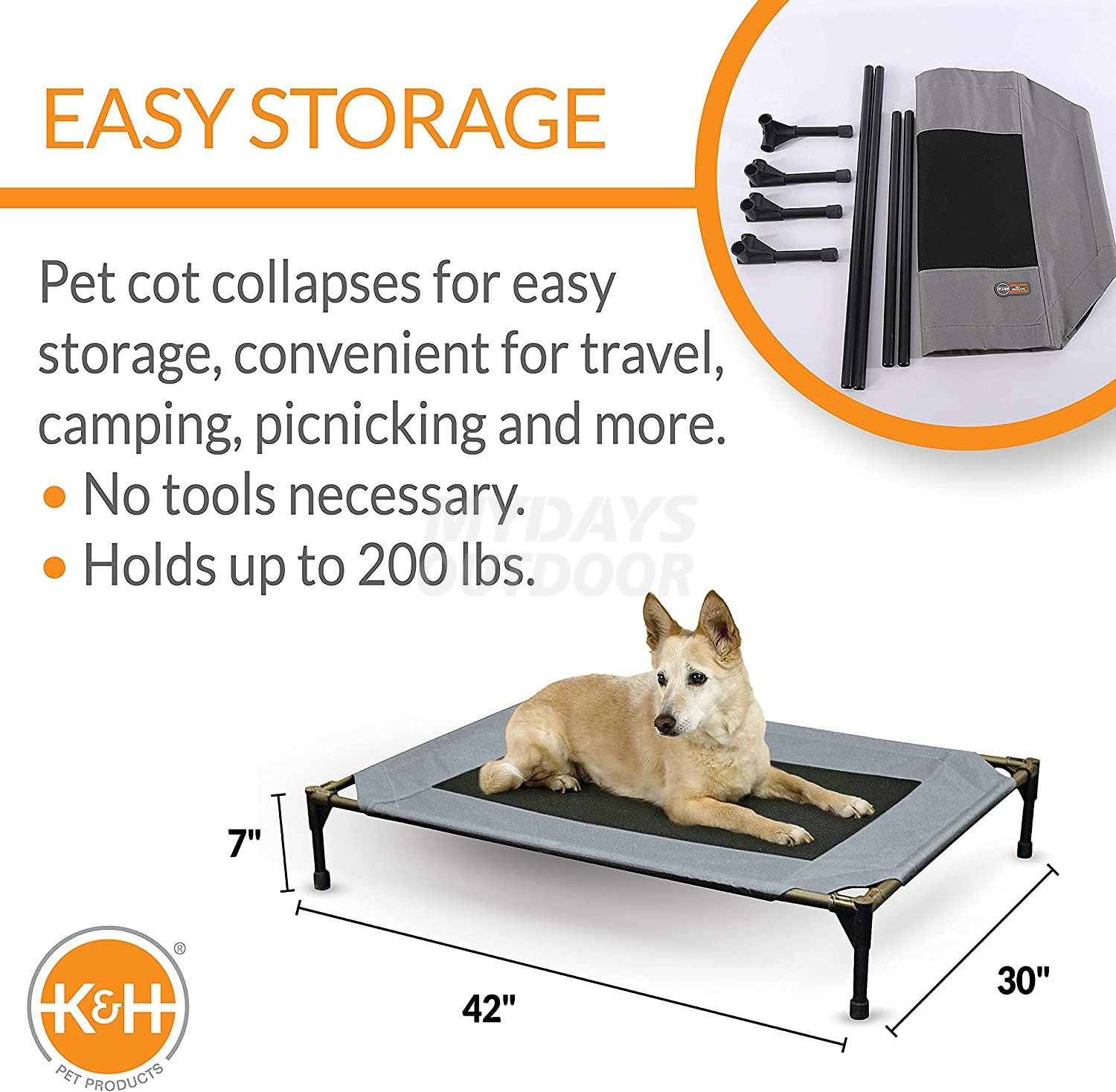 Pet Cot Elevated (3)