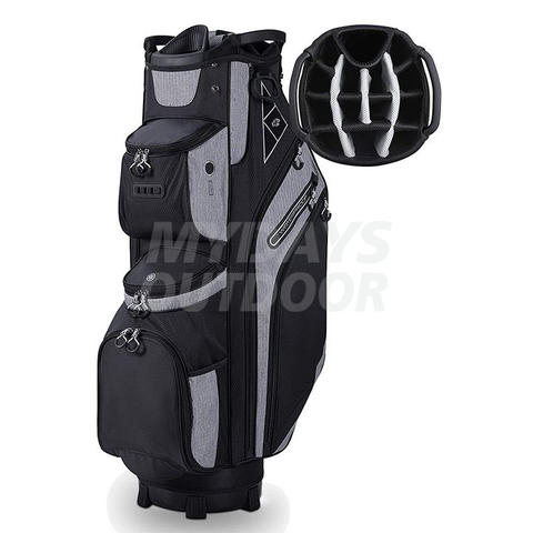 ゴルフカートバッグ プッシュバッグ用 上品なデザイン フルレングス クーラー付き MDSSF-2