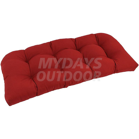 U-formad twill tuftad soffa/bänkkudde MDSGE-12