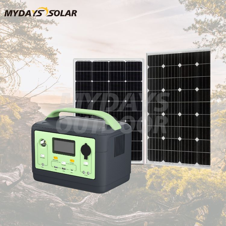 2022 New Design Solar Energy Power System Generator Portable Power Station 600W MDSO-10