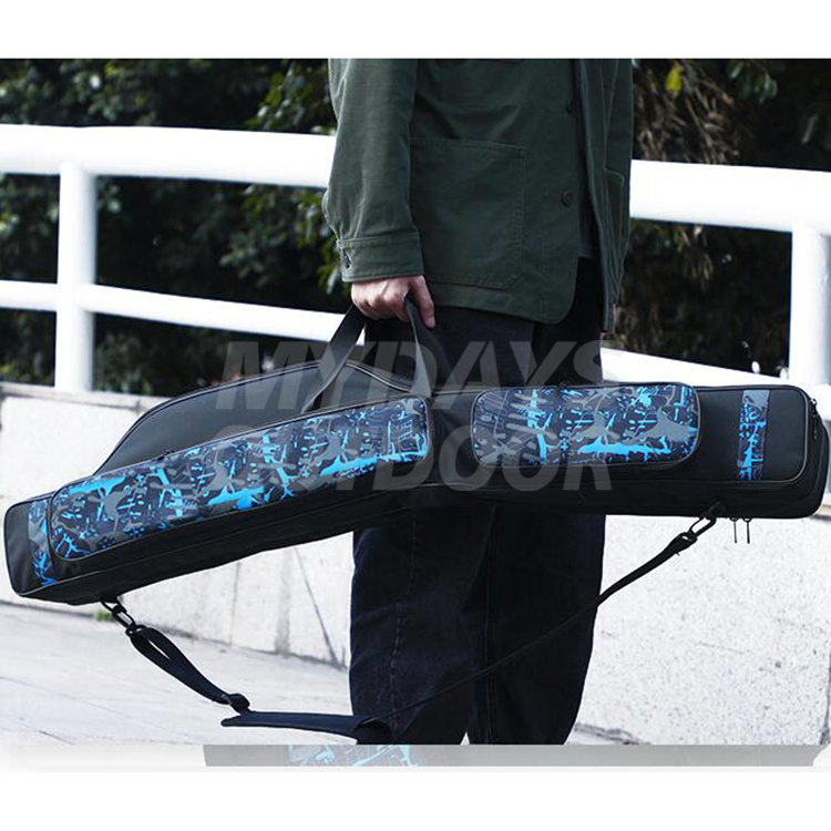  Folding Thickened Heavy Duty Fishing Rod Travel Carry Case Bag Pole Storage Bag MDSFR-4