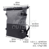 Waterproof Backpack Sack Dry Sack Dry Storage Bag to Keep Gear Dry MDSCD-5