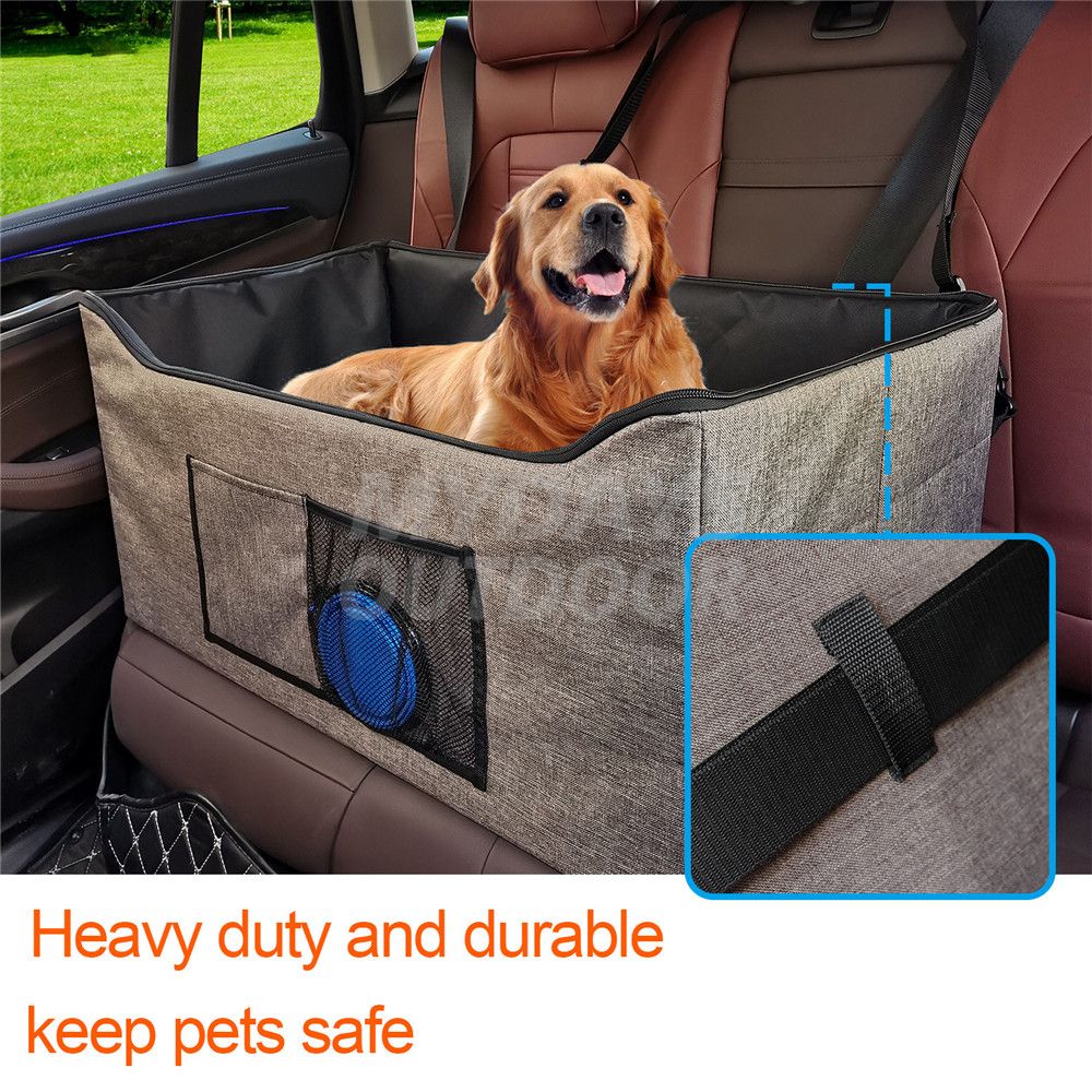 Large Dog Car Boost Seat for Two Dogs MDSZK-004