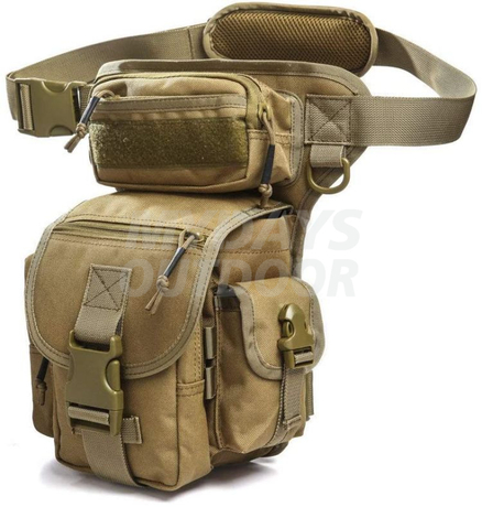 Waterproof Military Tactical Drop Leg Pouch Bag Cross Over Leg Rig MDSTA-7