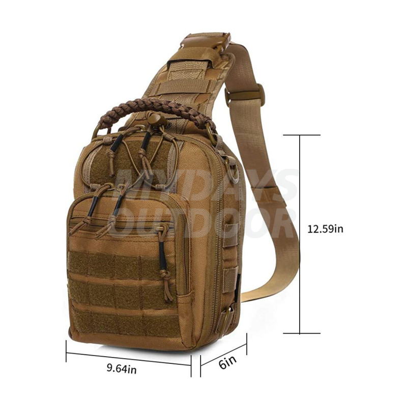 Tactical Sling Bag Pack Military Rover Shoulder Bag Molle Assault Range Bag Backpack MDSHS-5