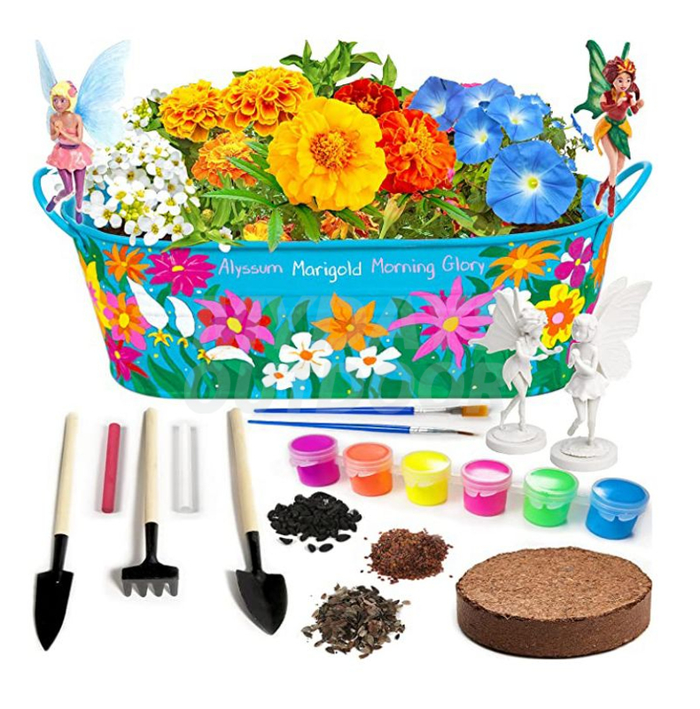 Paint & Grow Flower Gardening Kit