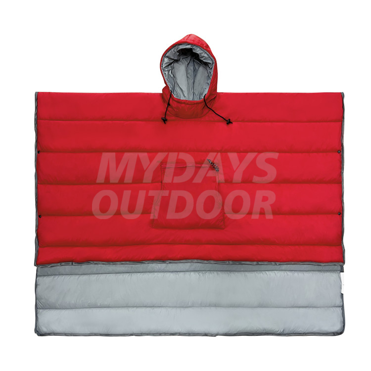 Wholesale Winter Wearable Hoodie Sleeping Bag Poncho Lazy Blanket MDSCH5