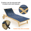 Chaise Lounge Seat Cushion For Patio Lounge Chair Pad MDSCM-36