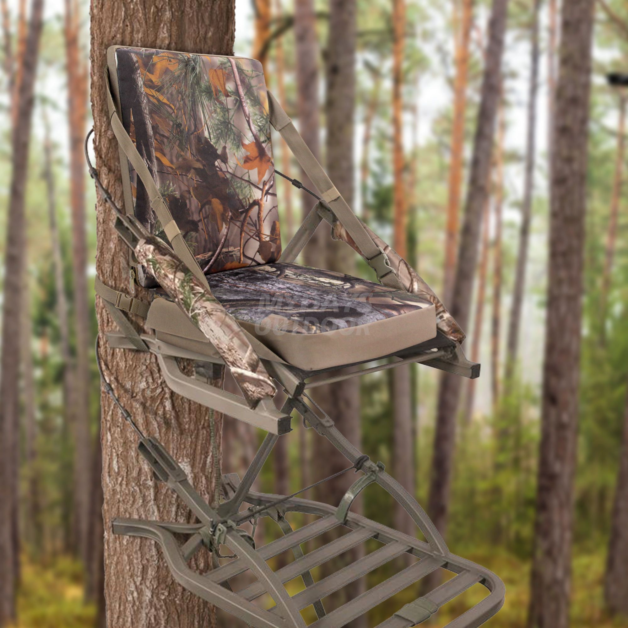 Camouflage Hunting Heated Folding Cushion MDSCS-32