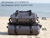 Large Capacity Waterproof Dry Duffel Bag for Motorcycle Kayaking Rafting Skiing Camping MDSCD-2
