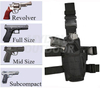 Tactical Drop Leg Holster, Thigh Pistol Gun Holster Right Hand Adjustable MDSHA-4