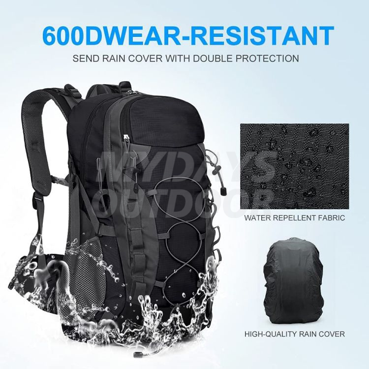 Hiking Backpack Daypack with Waterproof Rain Cover Camping Backpack MDSCA-4