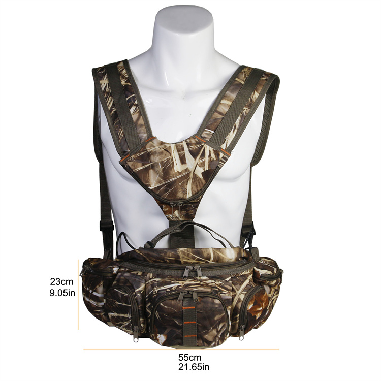 Hunting Camo Fanny Pack with with Shoulder Straps MDSHF-4 - Mydays Outdoor