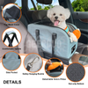 Dog Car Armrest Booster Seat with Toy MDSZK-003