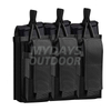 Open-Top Molle Dobbelt/Triple Magasin Tactical Mag-pose til riffel og pistol MDSTA-9