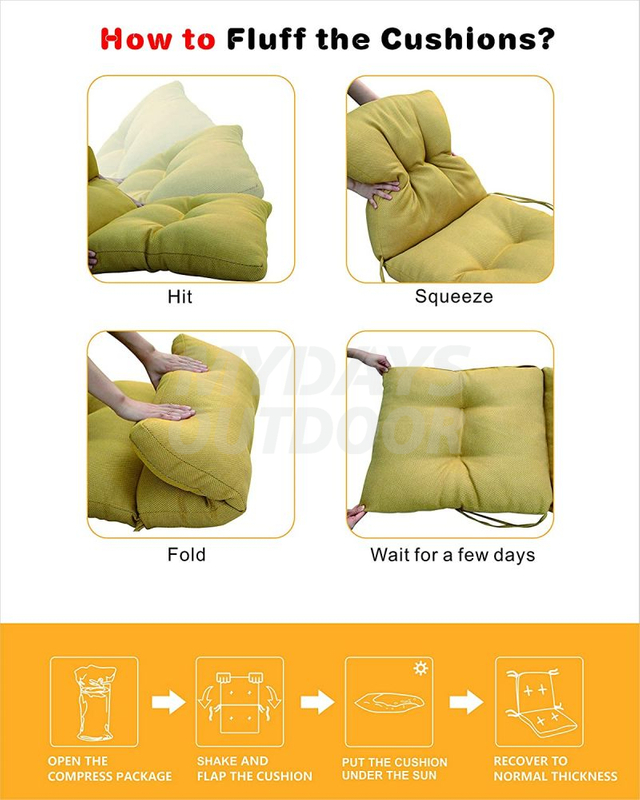 Custom Outdoor Patio Seating Cushions MDSGE4 Mydays Outdoor