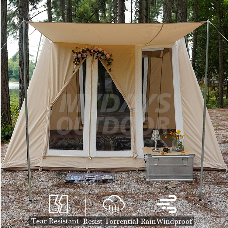 Spring Cabin Tent Waterproof Outdoor Camping Tent Made from Premium 100% MDSCE-5