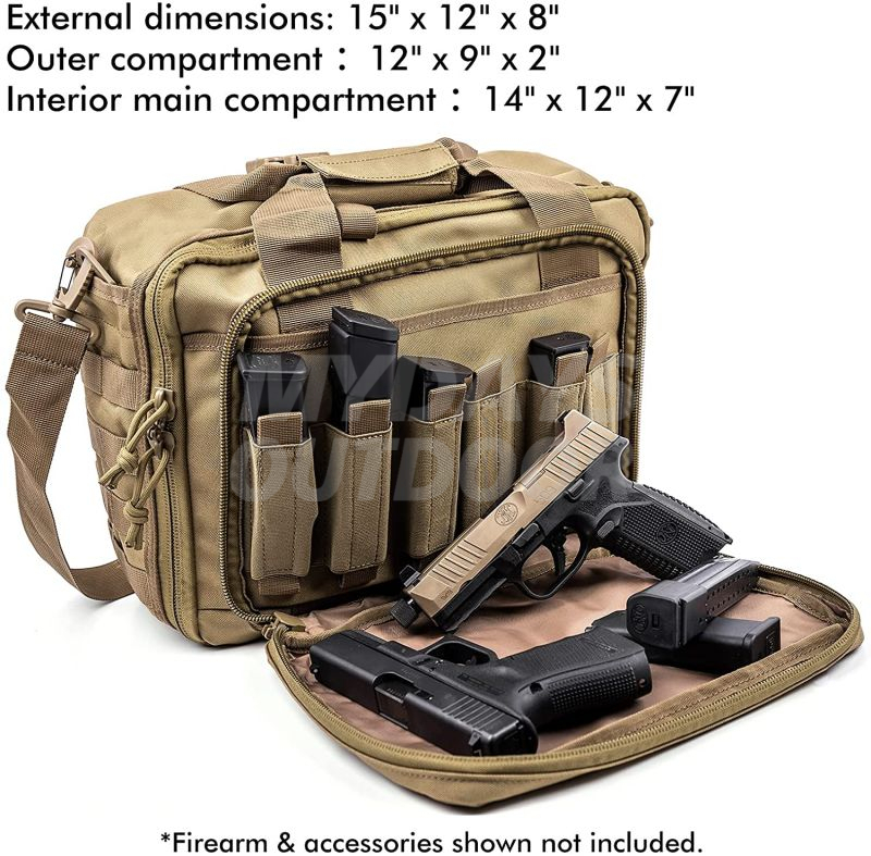 Custom Tactical Pistol Shooting Range Bag MDSHR9 Mydays Outdoor