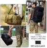 Tactical Travel Backpack 60L Military MOLLE Duffel Bag (regnskydd och lapp ingår) MDSHD-5