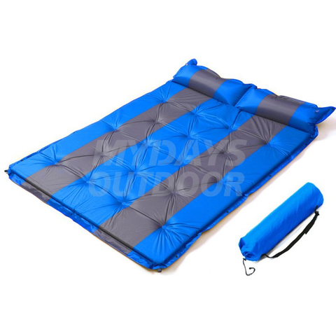 キャンプ用インフレータブルスリーピングパッド 枕付き MDSCM-23