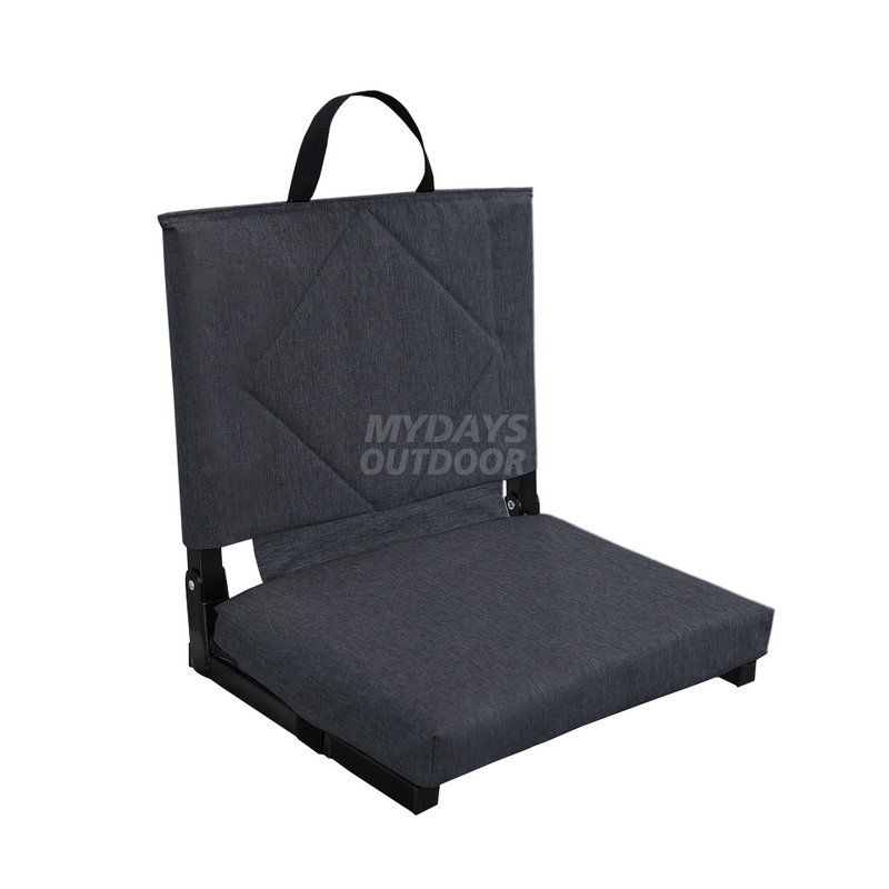 Custom Wide Portable Steel Stadium Seat Cushion with Back Support MDSCS
