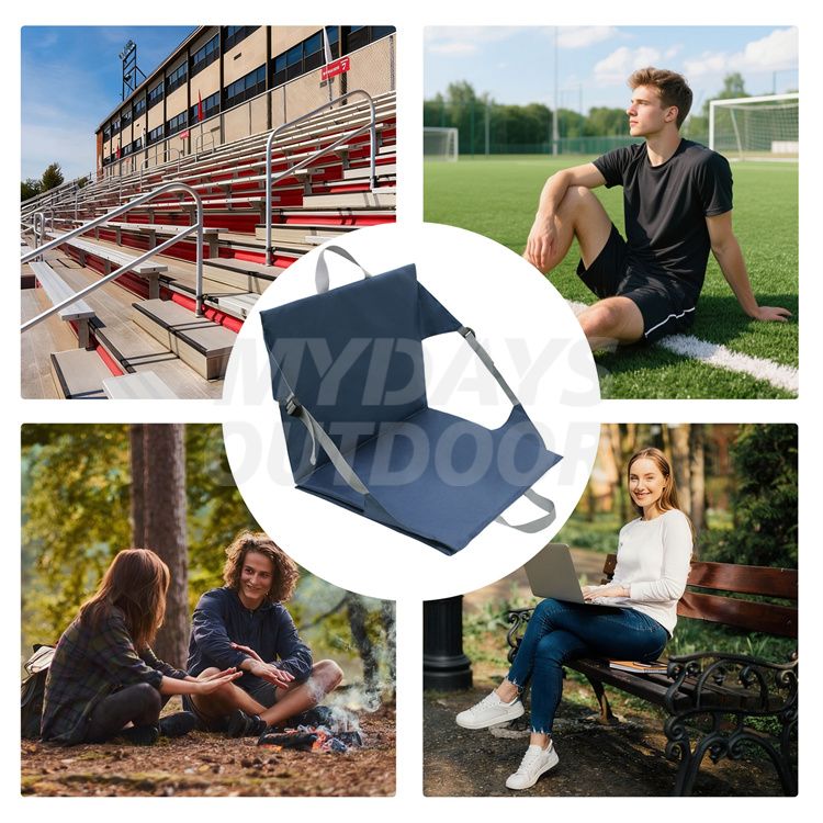 Blue Folding Seat Cushion With Additional Padding MYDAYS179