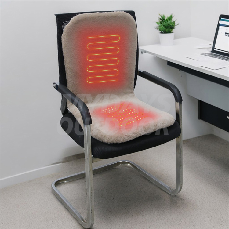 Faux Rabbit Fur Heating Seat Cover MYDAYS001